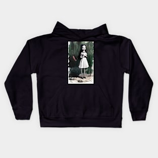 Wednesday Addams Drawing Kids Hoodie